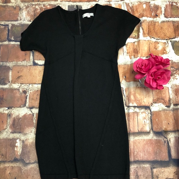 Loft Merino Wool Black Dress - Picture 3 of 8